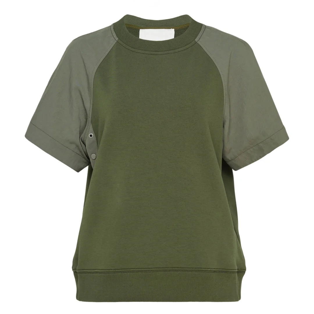 Lantern French Terry Short Sleeve Top - 1