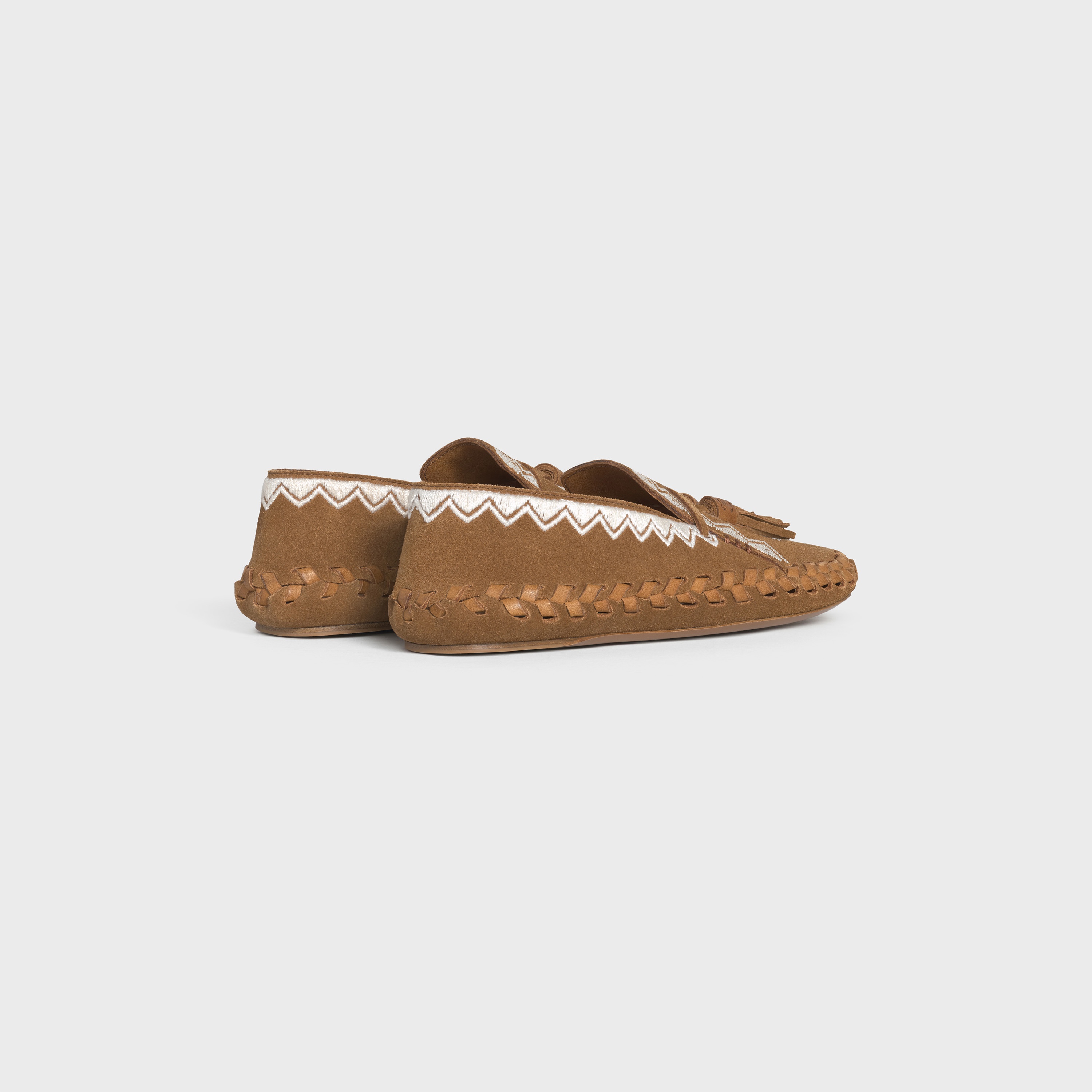 Celine Marlou Flat Slip-on in Suede calfskin - 3