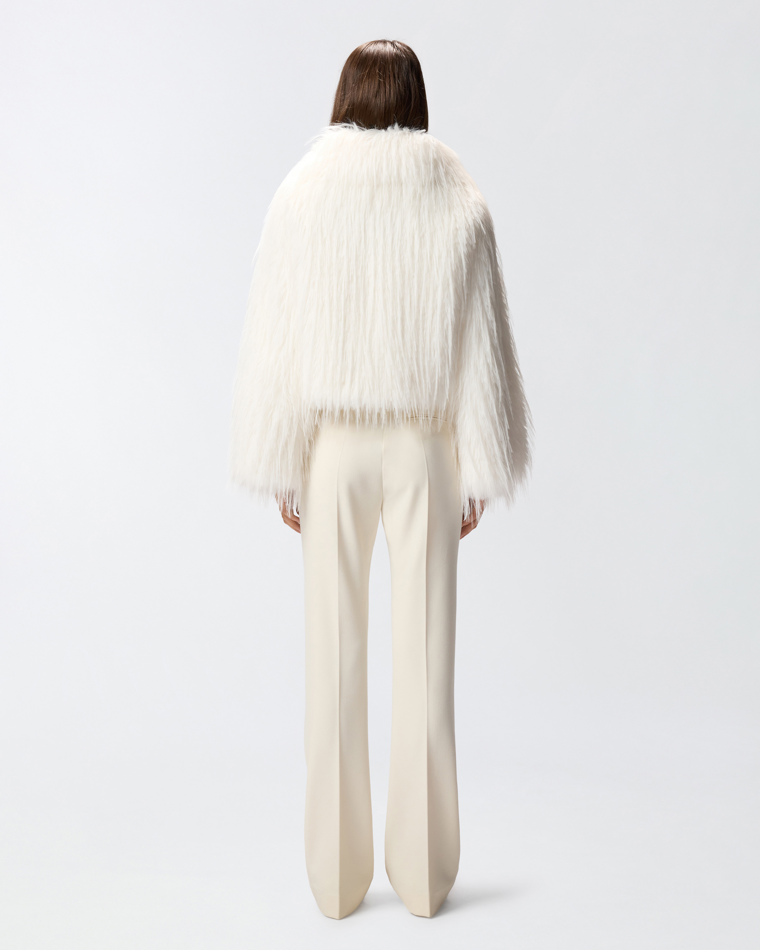 FUR-EFFECT PEA COAT - 4