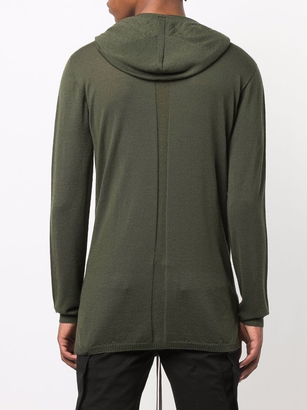 longline wool hoodie - 4