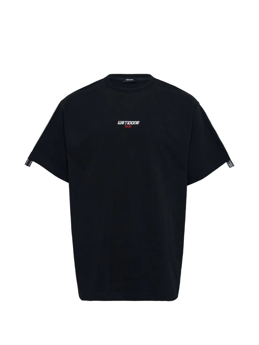 logo-tape T-shirt - 1