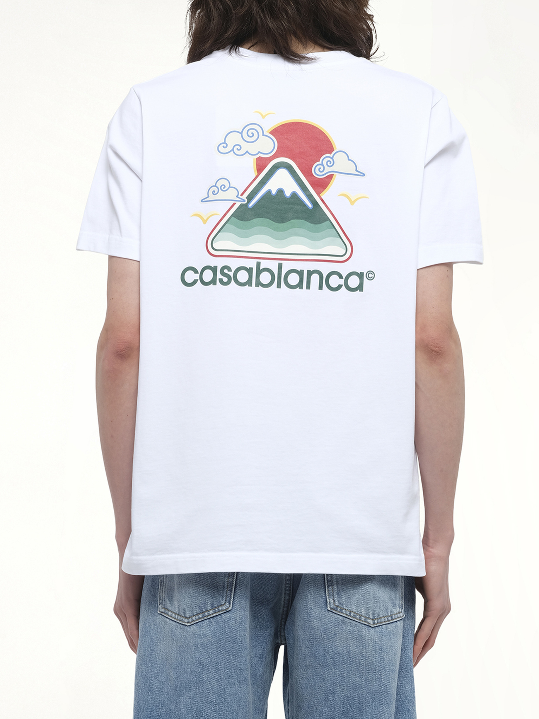 Motagne Ondulee T-Shirt in White - 6