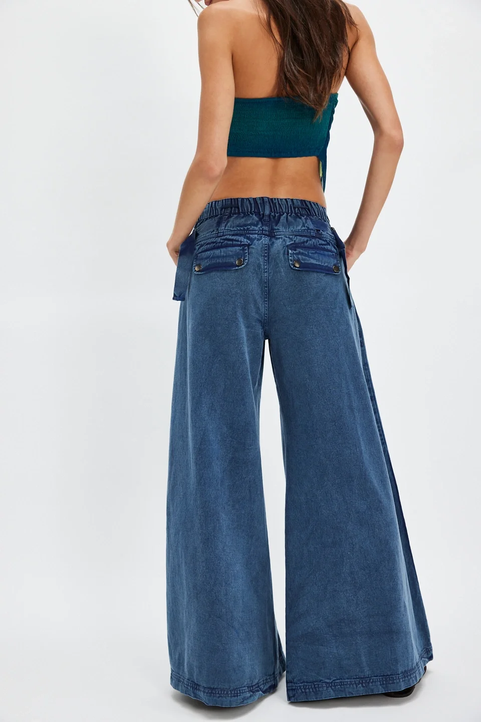 Julien Wide-Leg Chino Trousers - 1