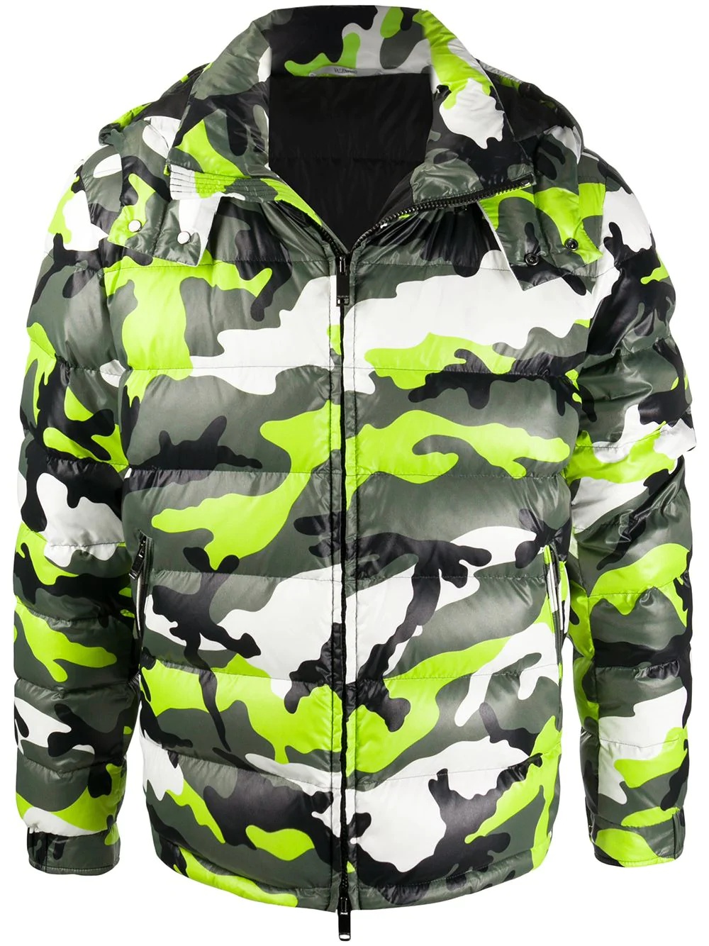 camouflage-print puffer jacket - 1