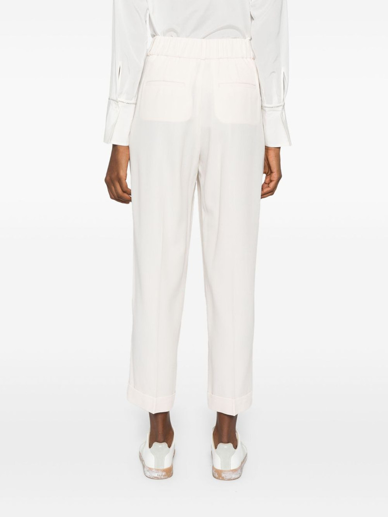 pleated straight-leg trousers 4