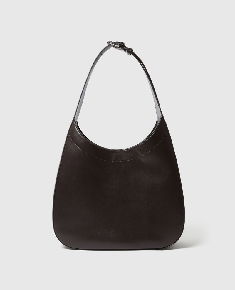 Logo Belt Slouchy Hobo Bag 4