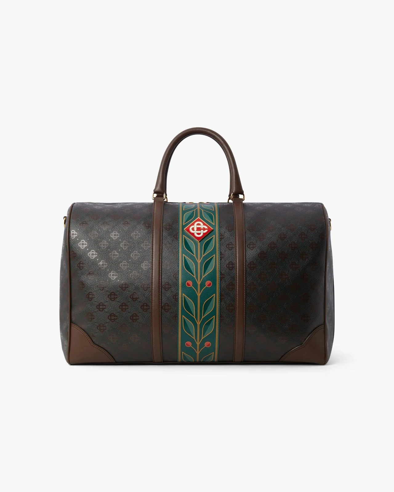 Dark Brown Monogram Weekender Bag - 1