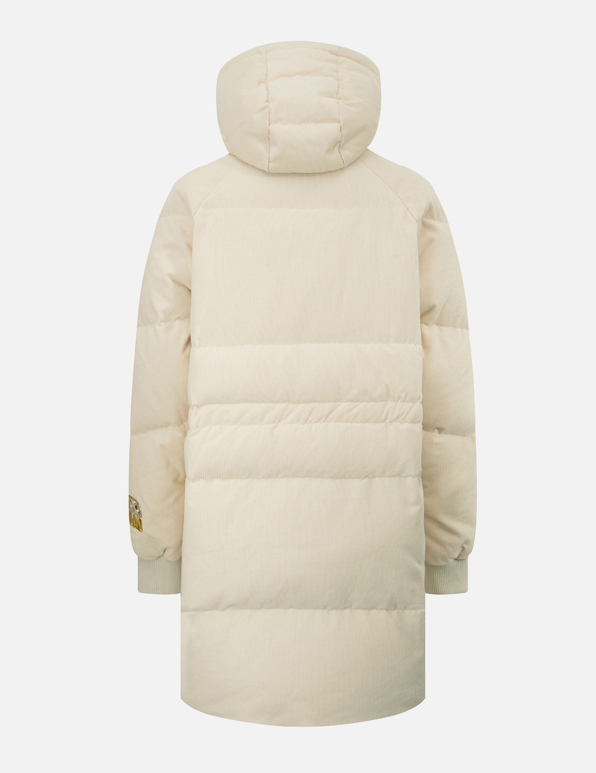 EVISU SQUAD EMBROIDERY CORDUROY DOWN COAT - 2