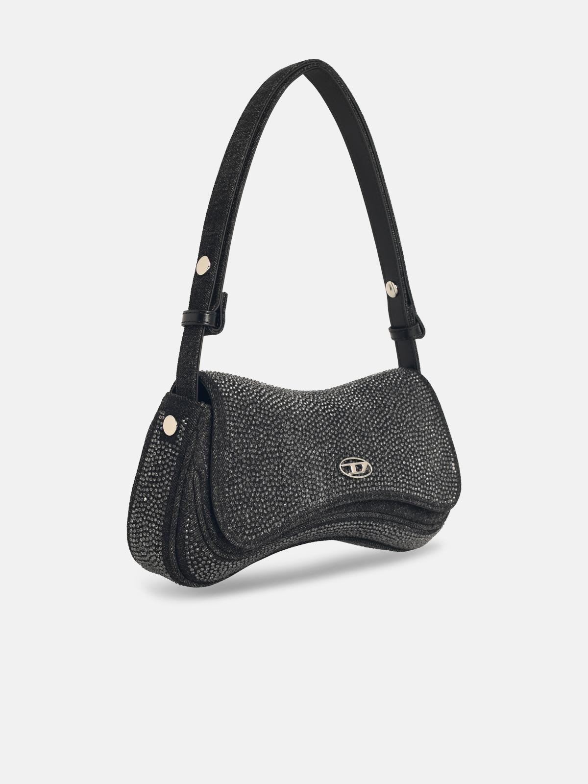 'PLAY' BLACK DENIM BAG - 2