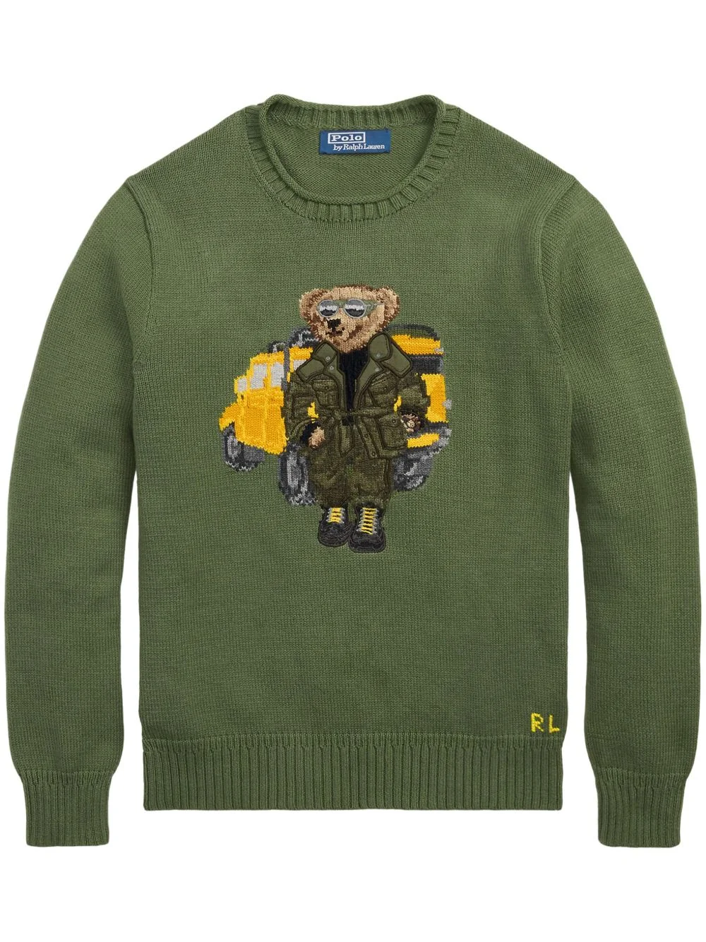 Polo Bear-motif sweater - 1
