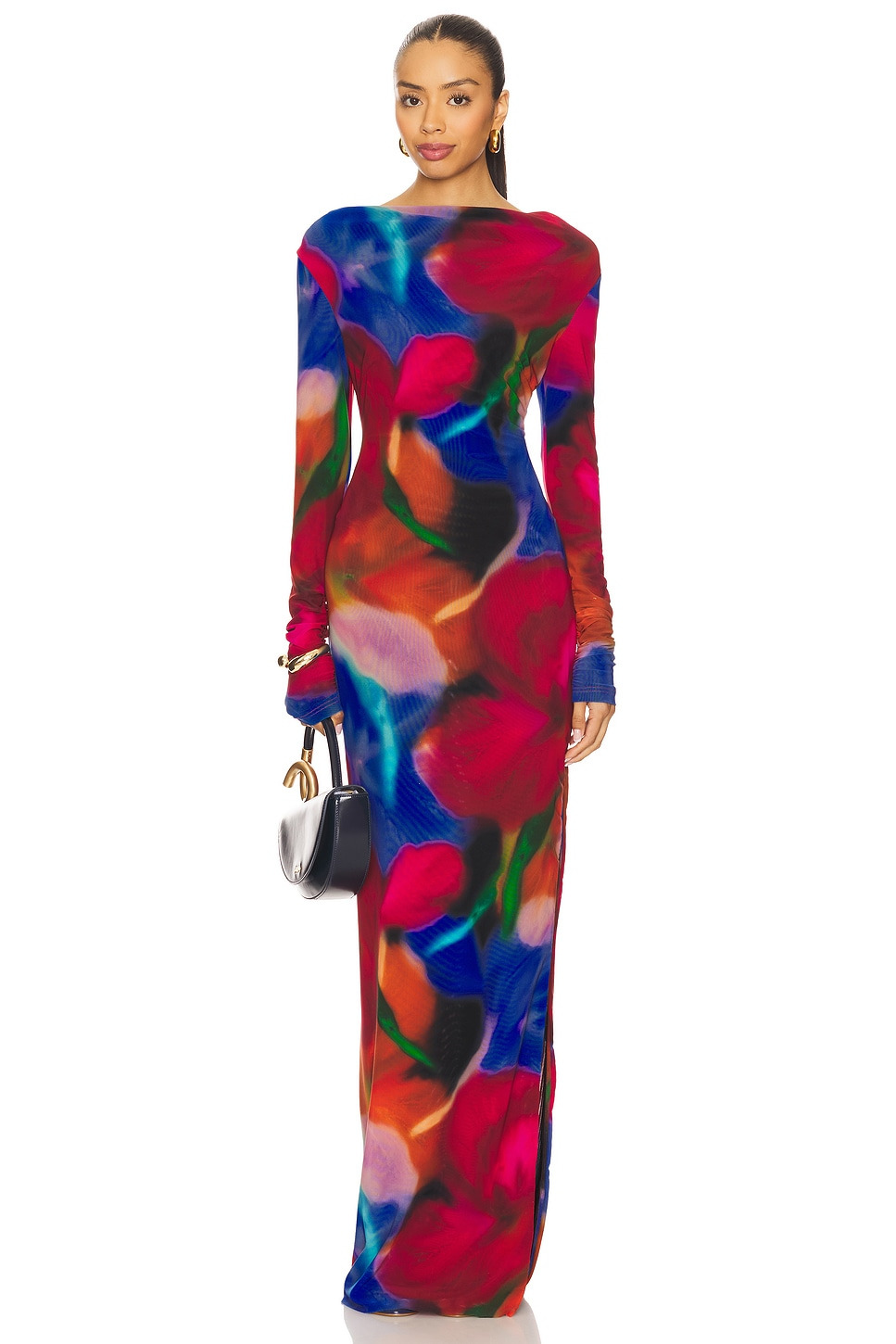 Cabaret Roses Maxi Dress - 2