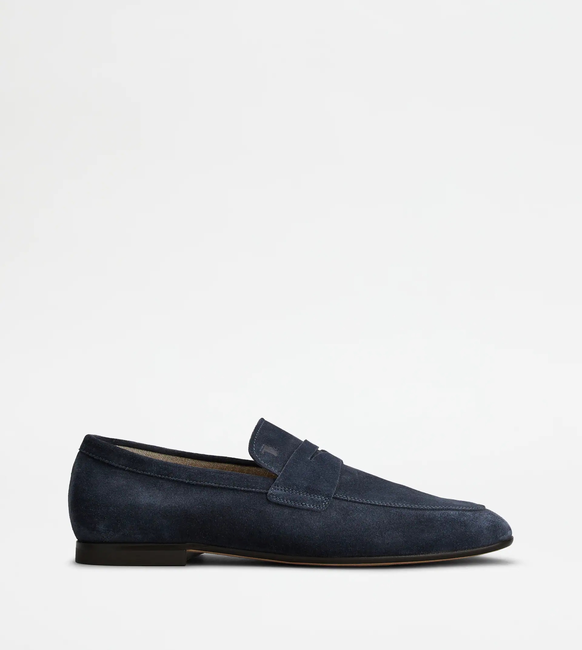 TOD'S LOAFERS IN SUEDE - BLUE - 1