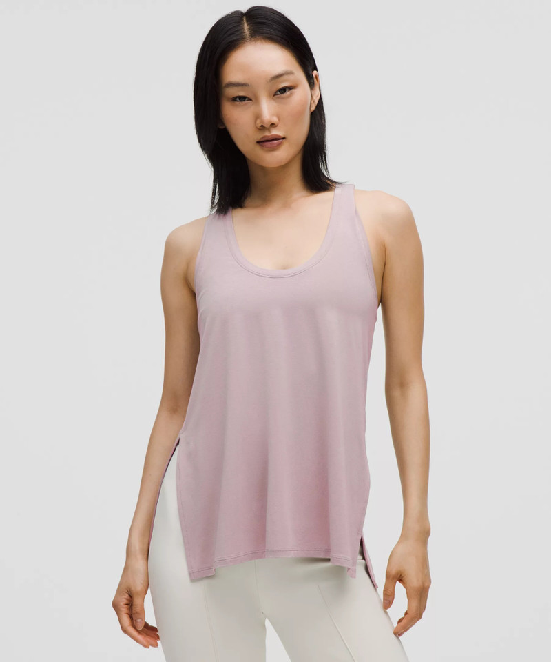 SilkAppeal Side-Slit Tank Top 1