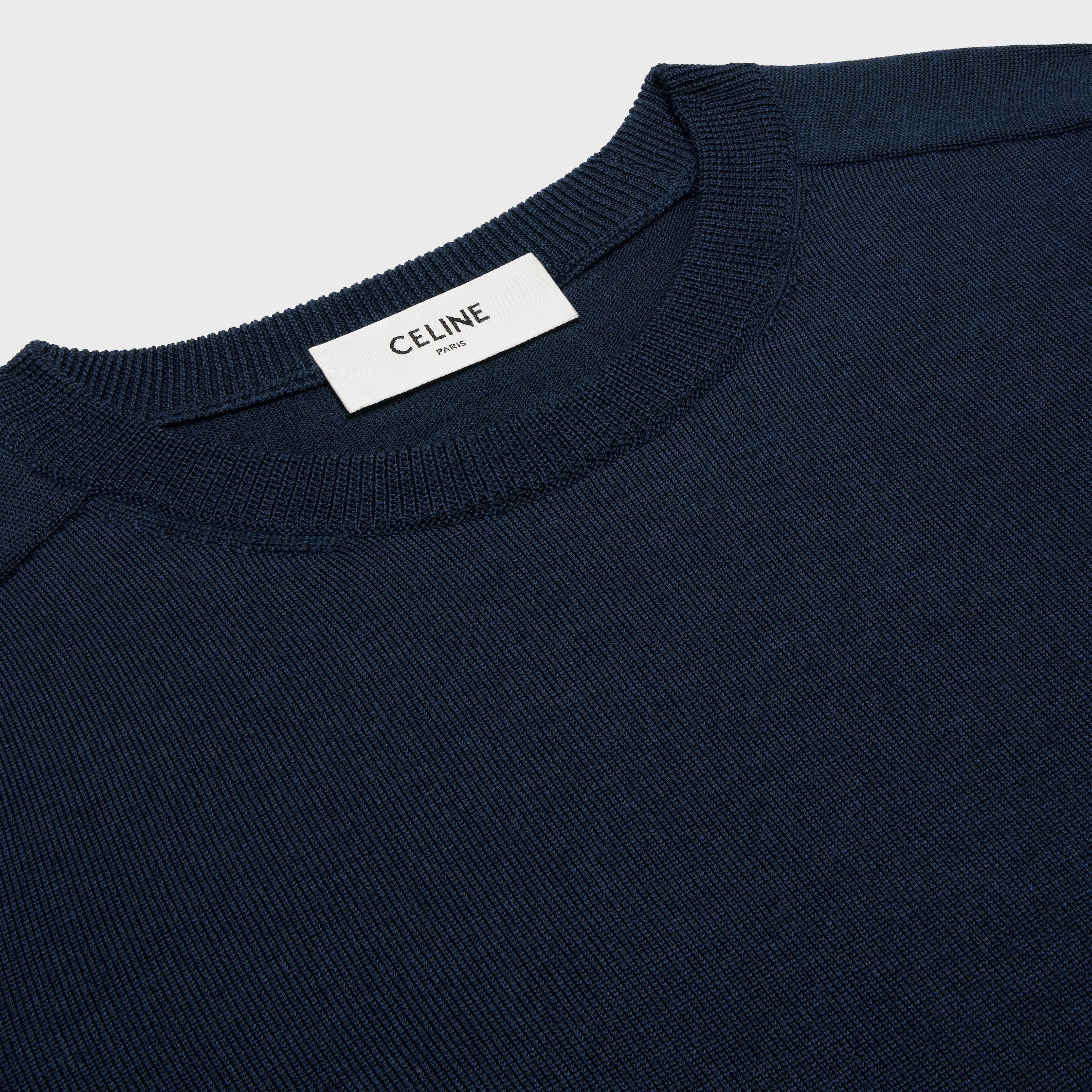 triomphe crew neck sweater in wool - 3