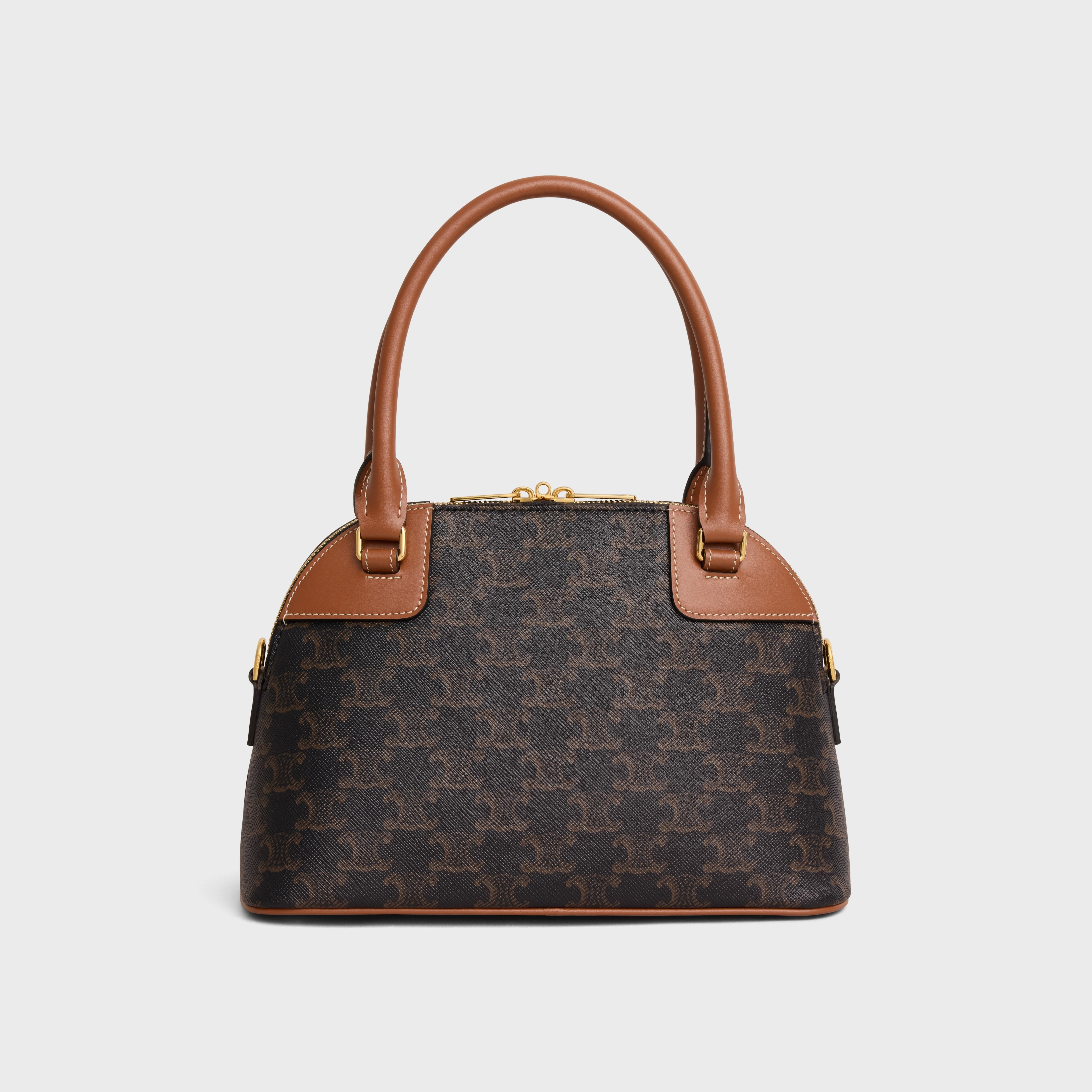 SMALL BOWLING IN Triomphe Canvas and Calfskin - 3