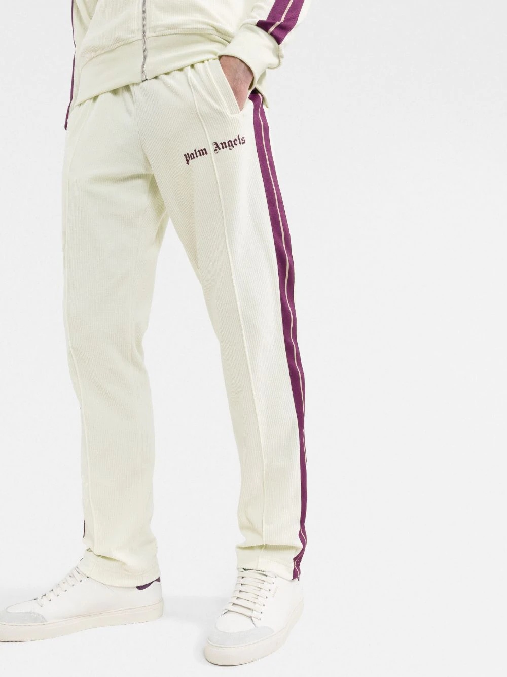 logo-print track pants - 3