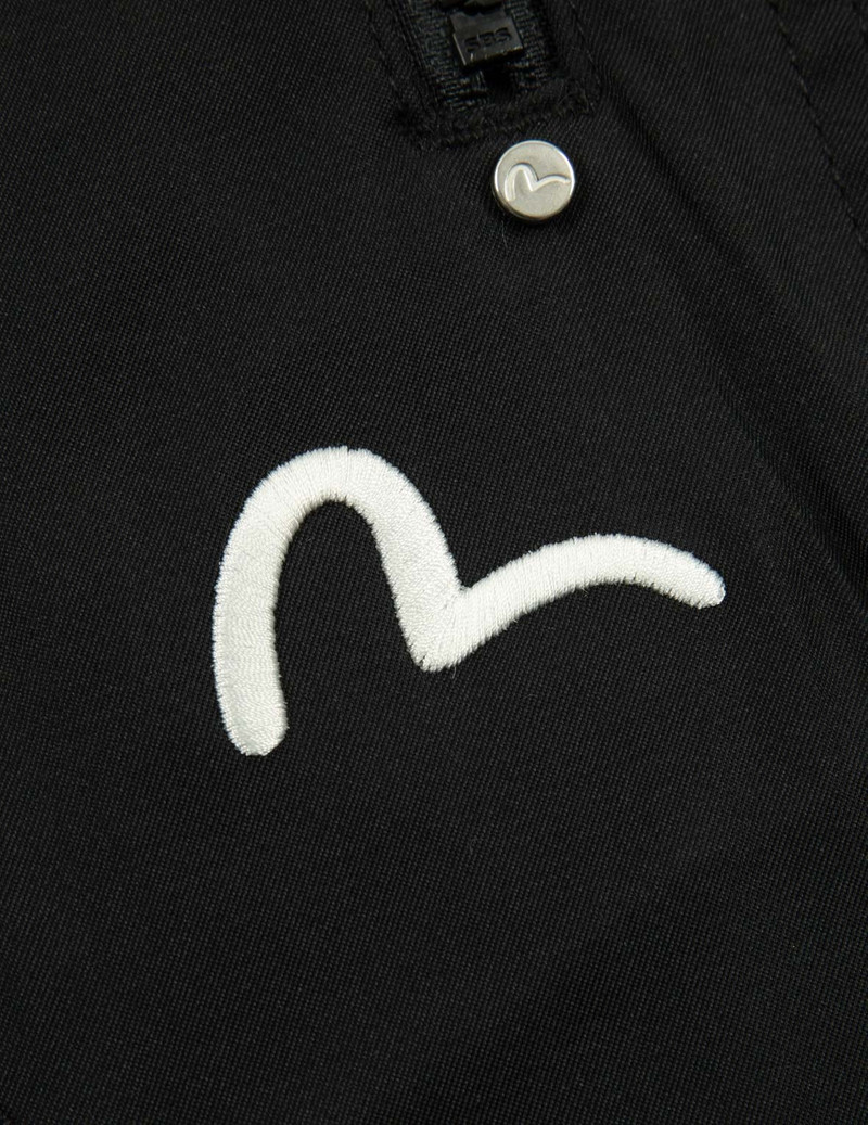 DAICOCK INSERT AND KAMON APPLIQUÉ LOOSE FIT PATCHWORK PANTS 8