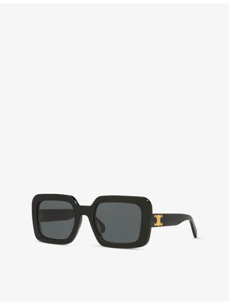 CELINE CL40304U Square Acetate Sunglasses outlook