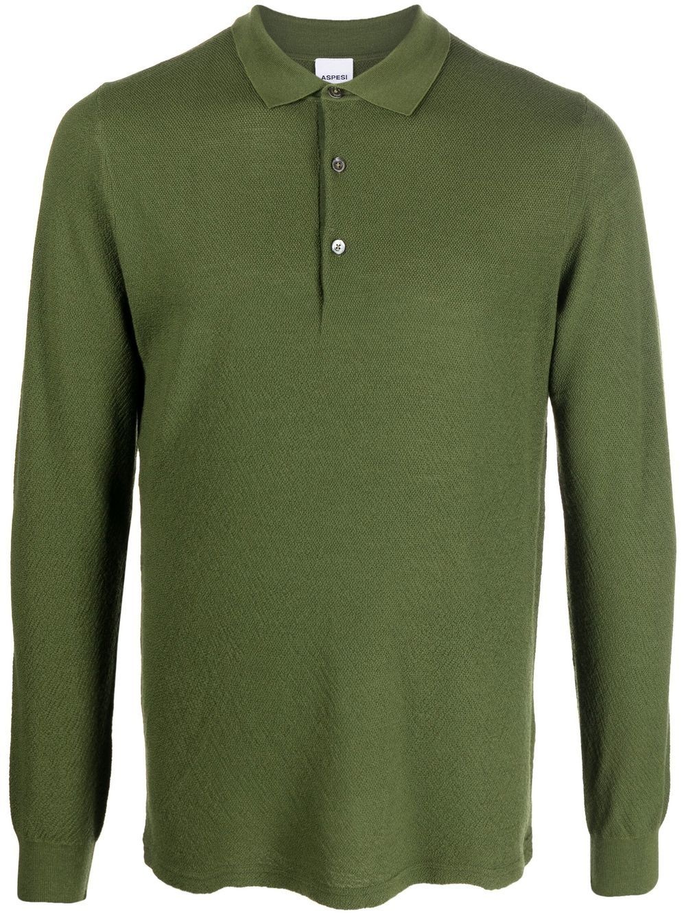 long-sleeved polo shirt - 1