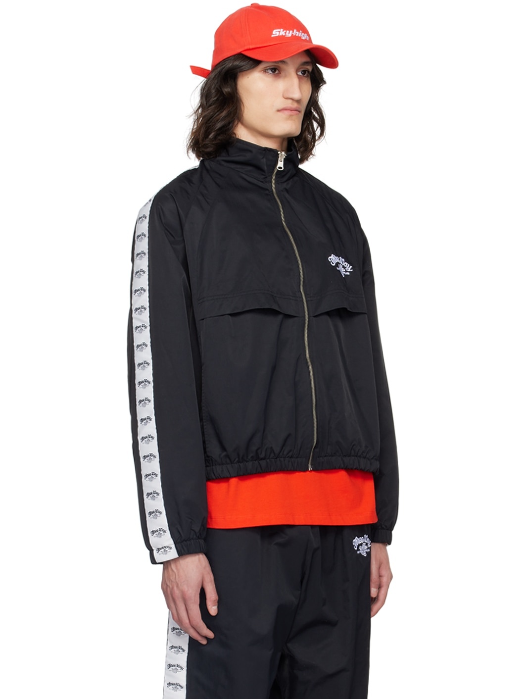 Black Zip Track Jacket - 2