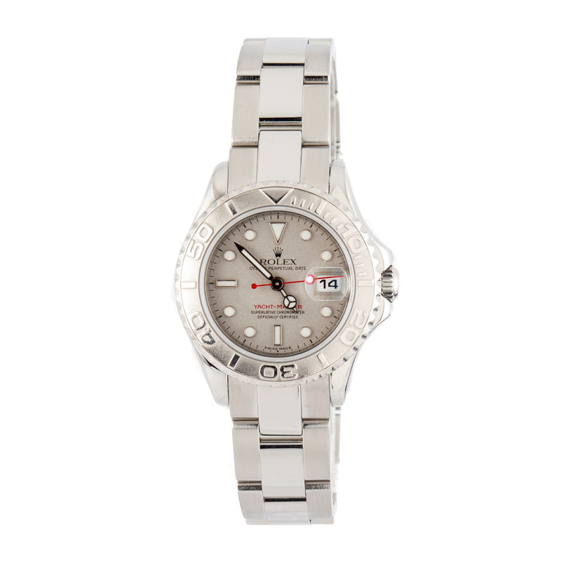 Rolex Yacht-Master Ref 169622 Platinum Dial & Bezel - 2