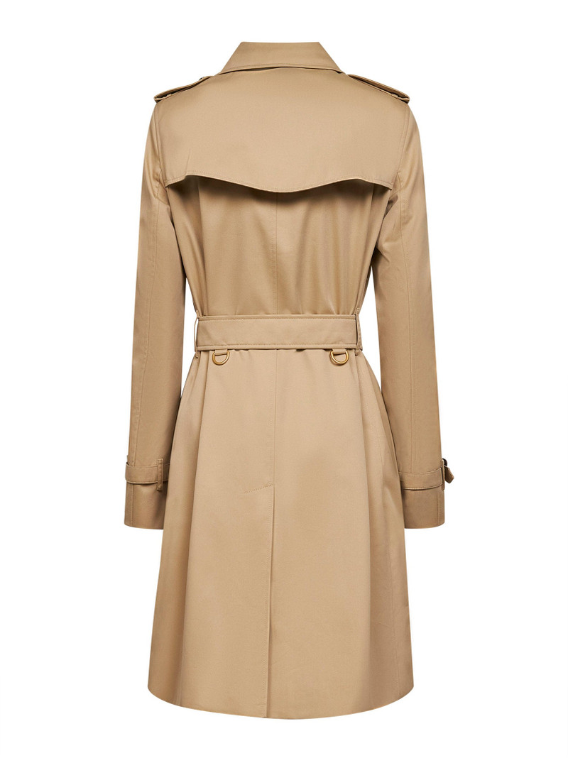 Burberry Honey beige Heritage Kensington medium trench coat outlook