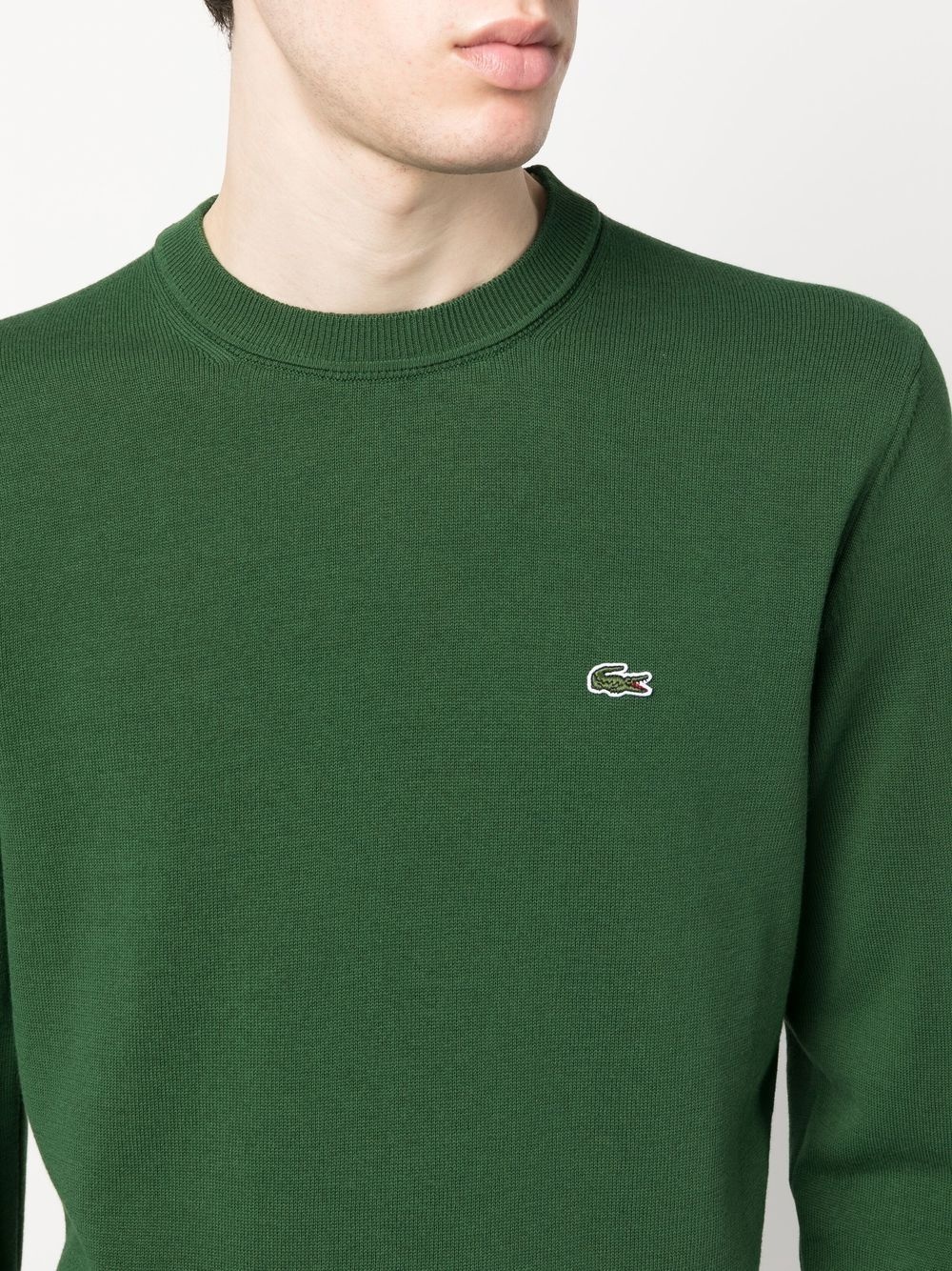 logo-appliqué Knit sweatshirt - 10