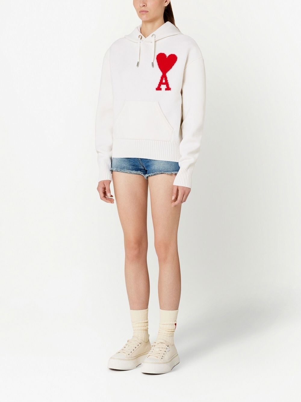 Ami de Coeur virgin wool hoodie - 3