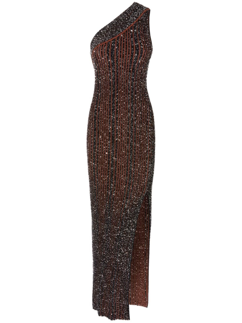 ribbed maxi dress - 1