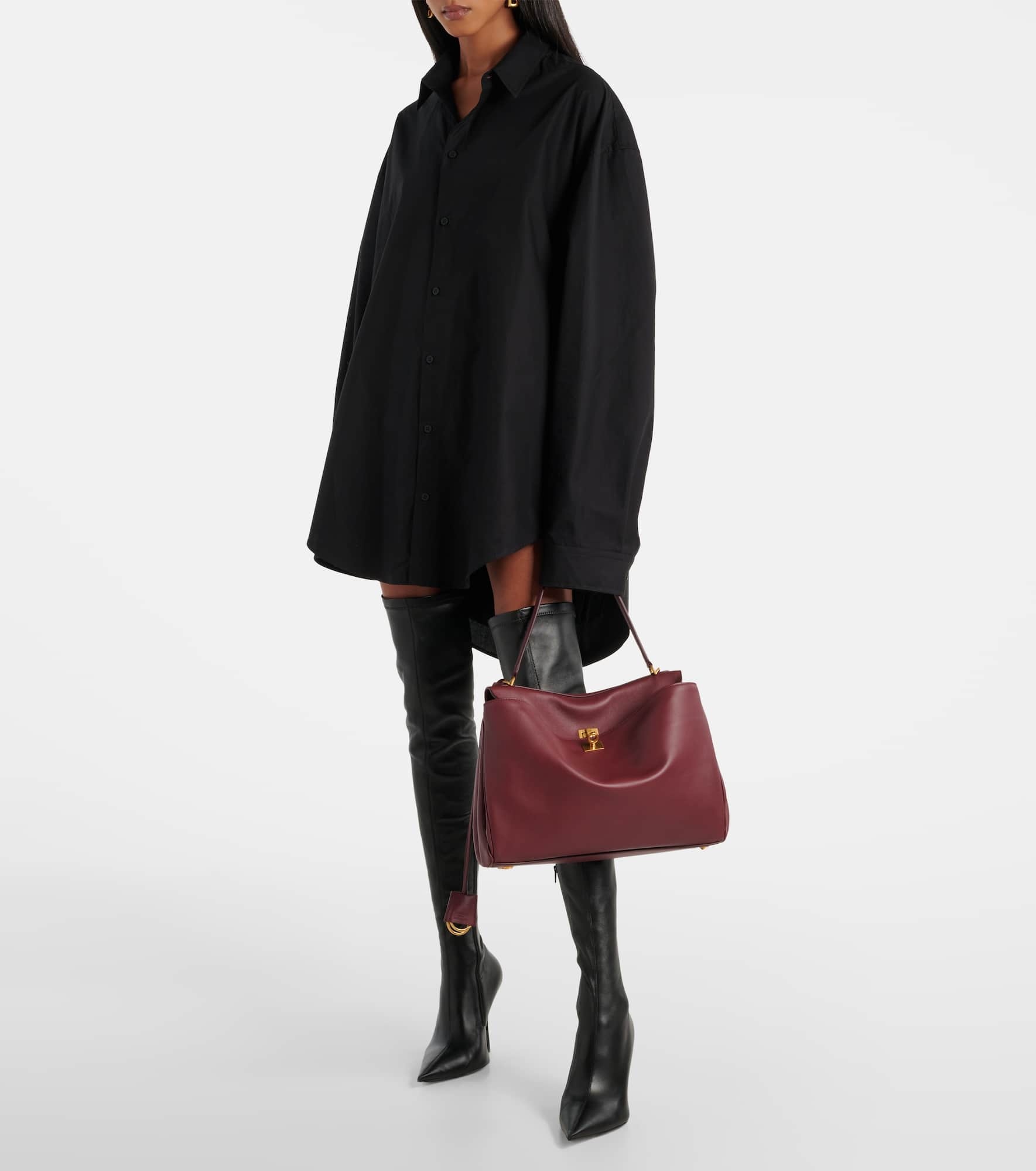Rodeo Medium leather tote bag - 5
