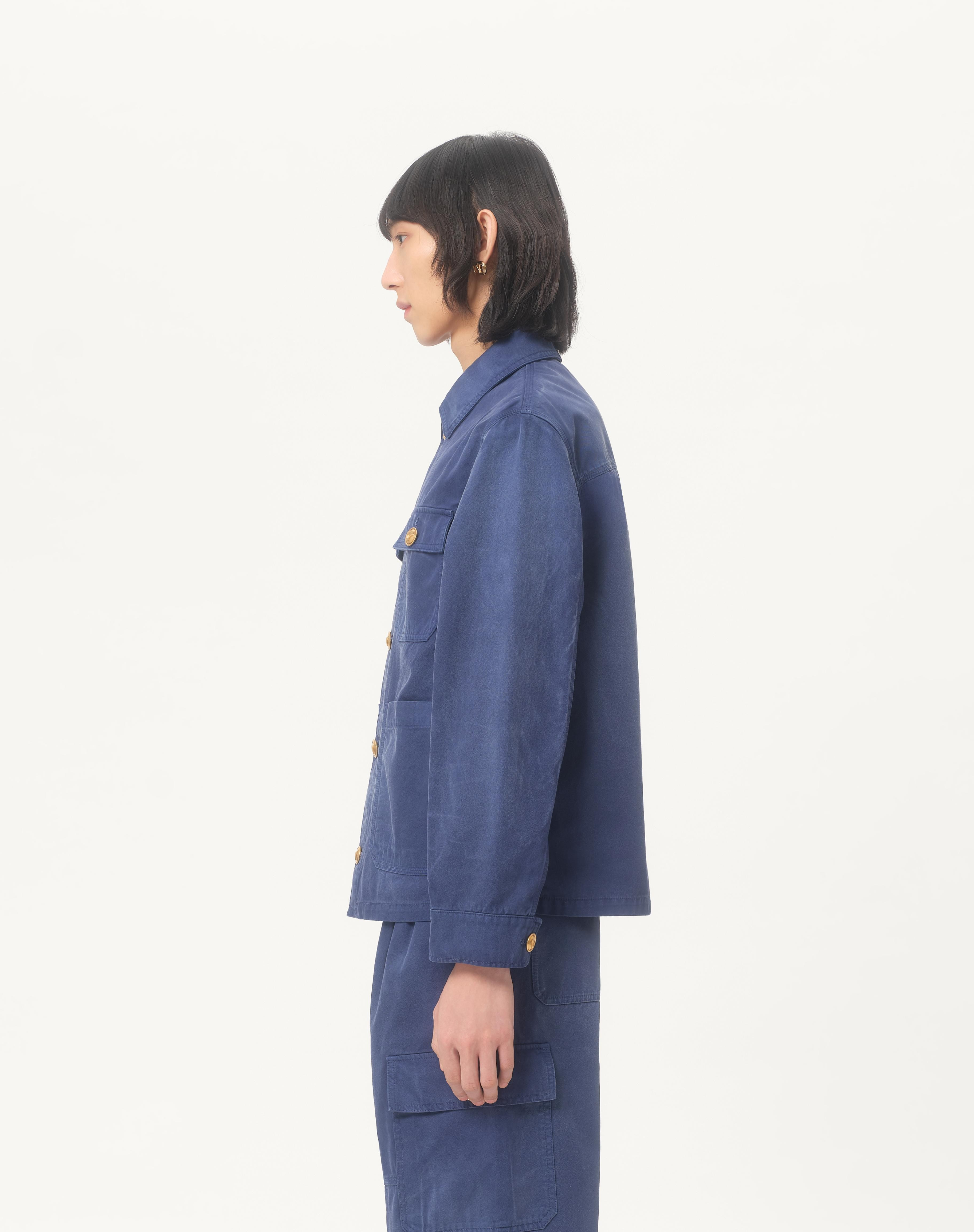 DENIM SAFARI JACKET - 5