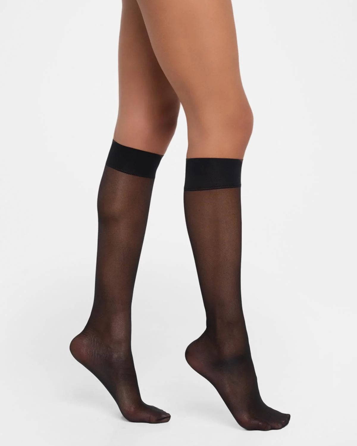 Satin Touch 20 Knee-High Socks - 1