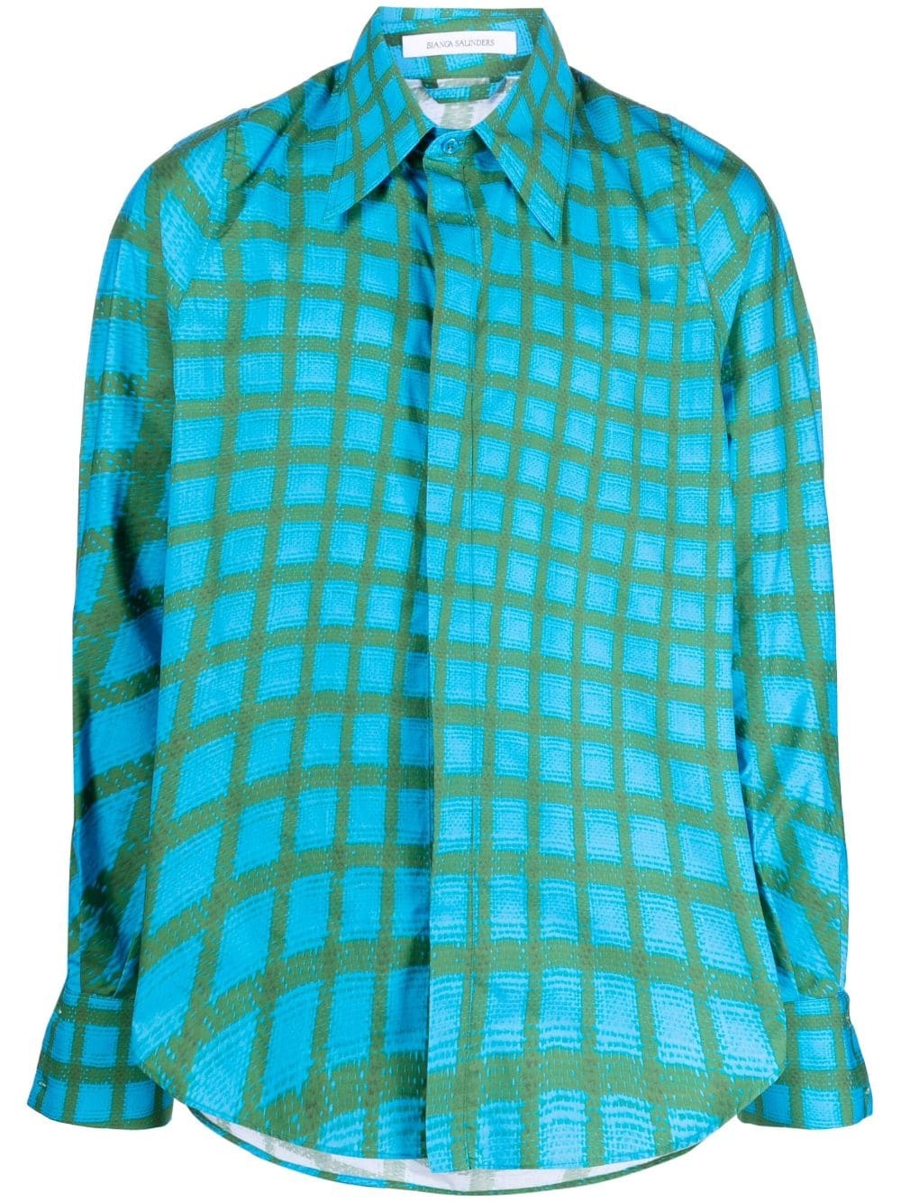 ABSTRACT-PRINT COTTON SHIRT - 1