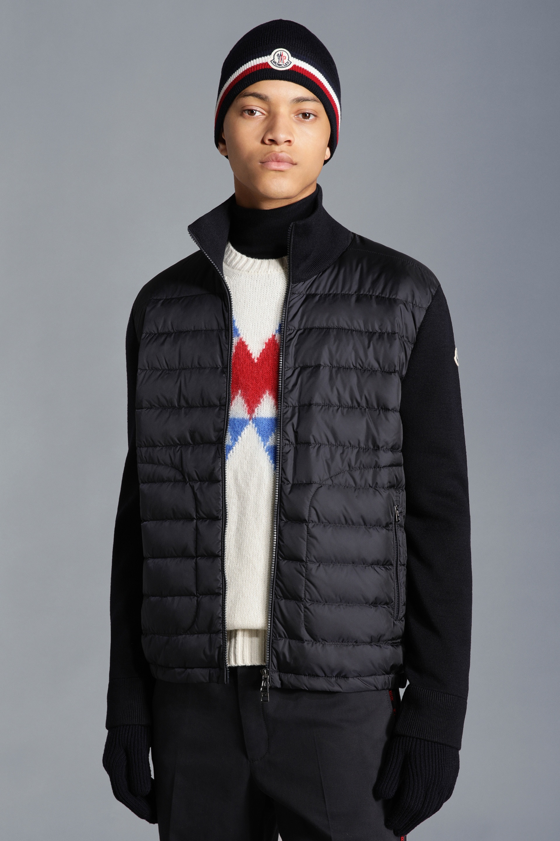 Padded Wool Cardigan - 2