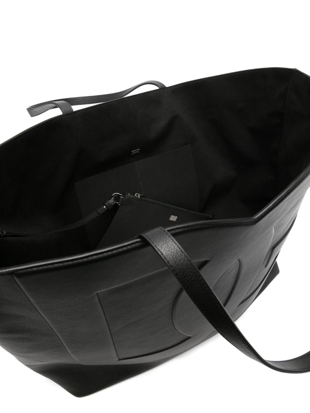DG Logo leather tote bag - 5