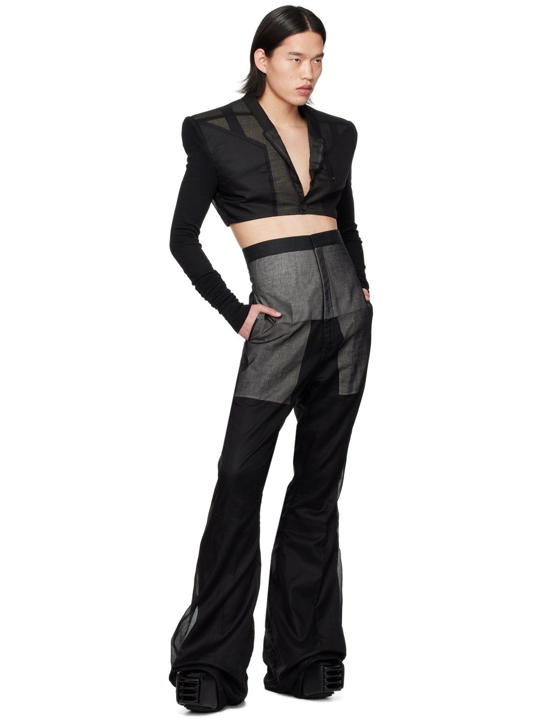 Black Dirt Bolan Trousers - 4