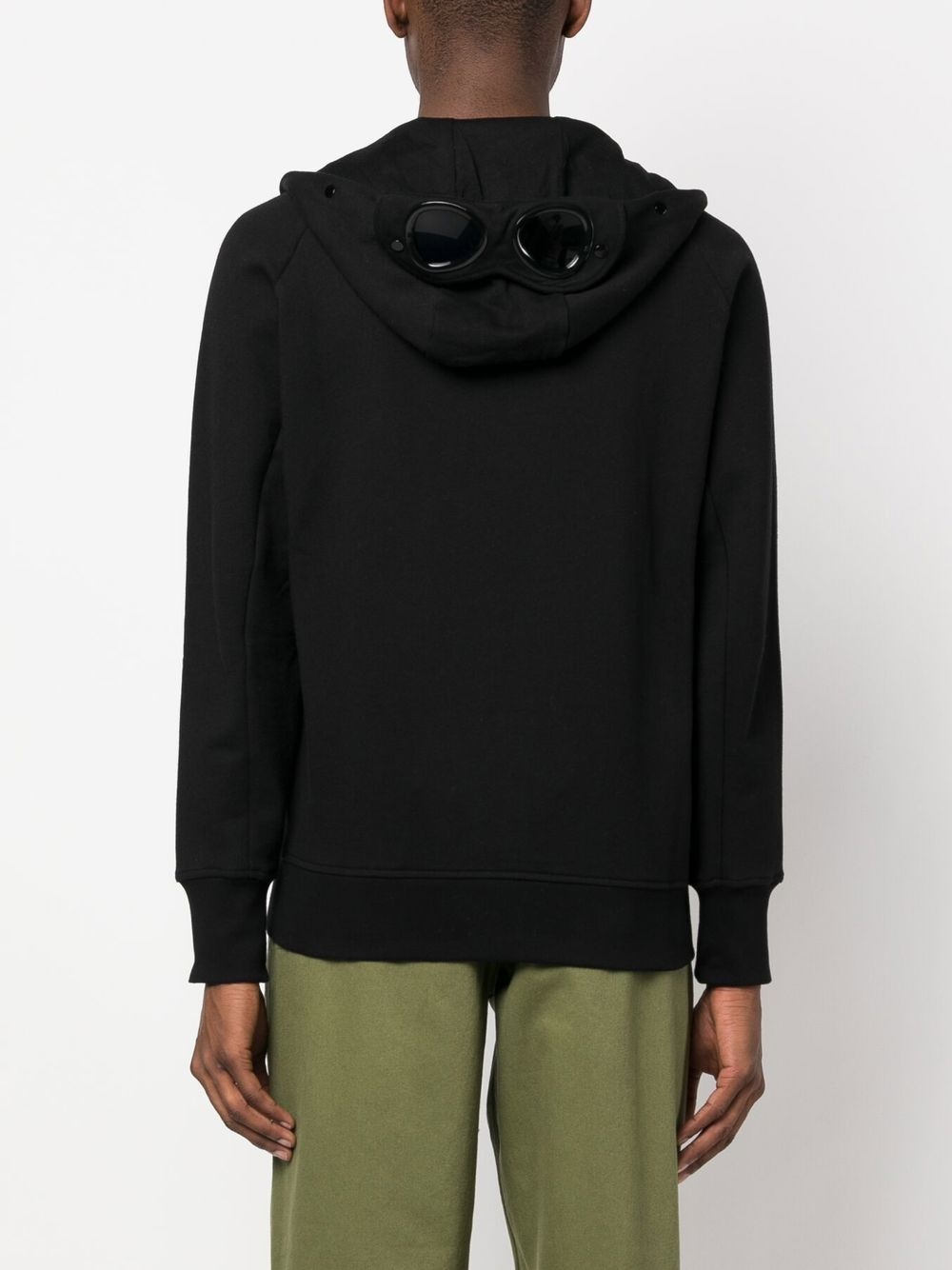 zip-up cotton hoodie - 4