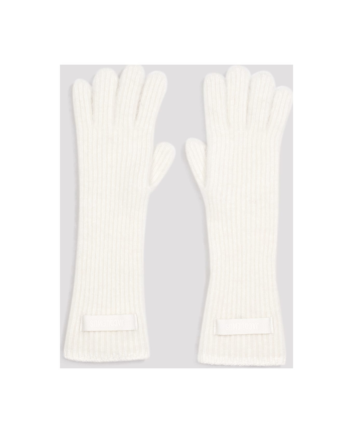 Grosgrain Wool Gloves - 3