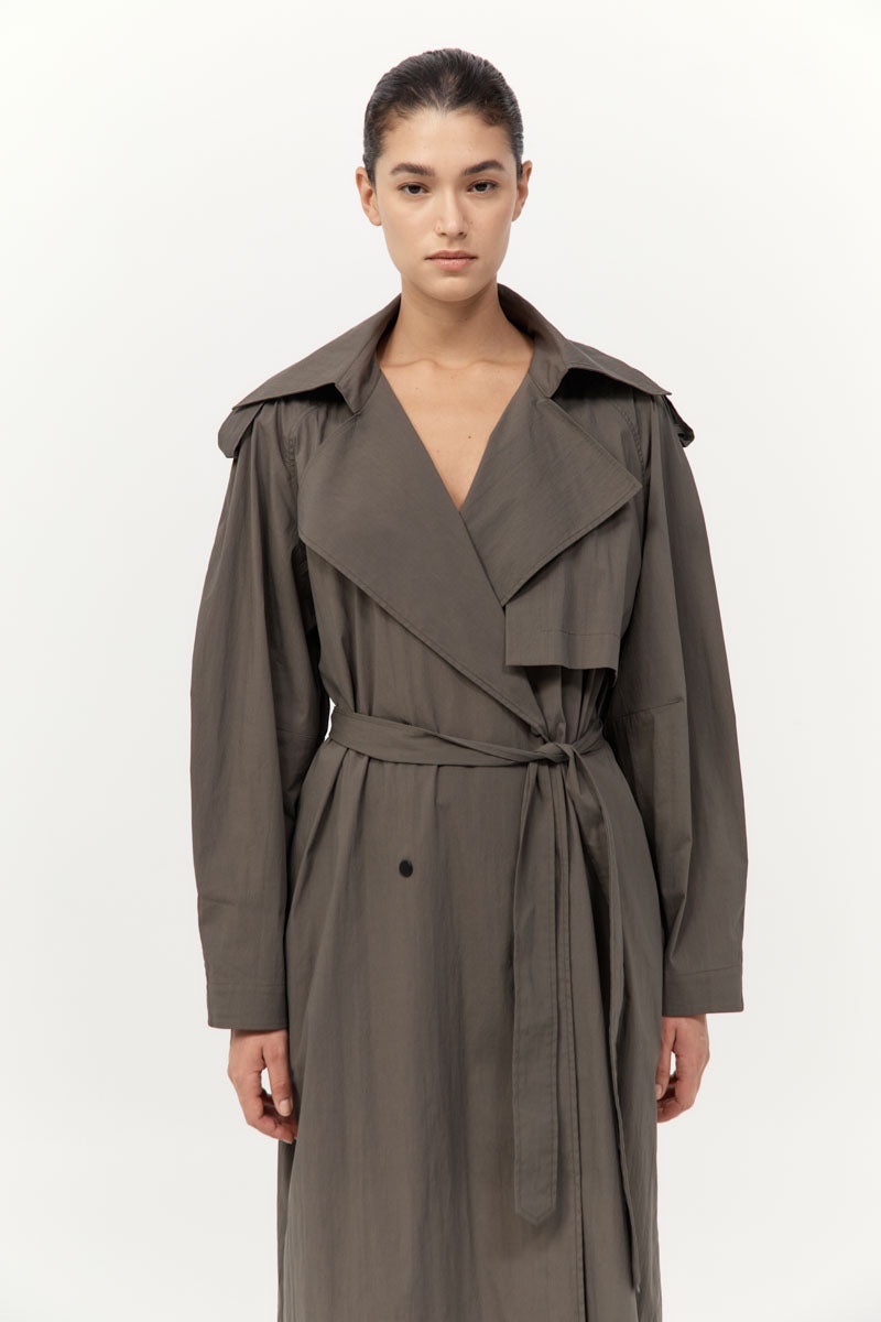 Relaxed Trench - Khaki - 6