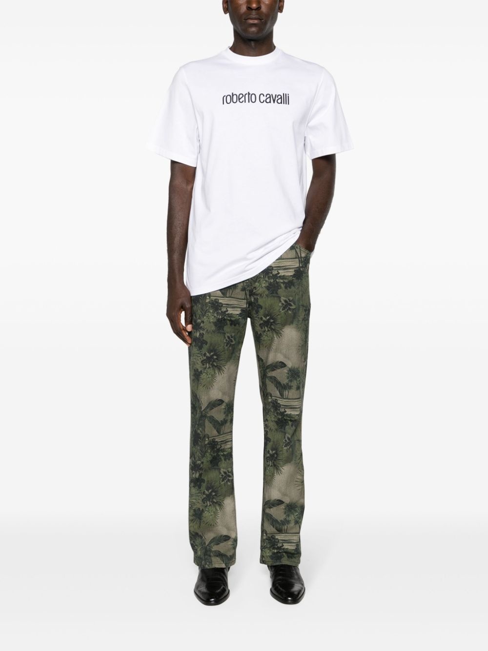 logo-print cotton T-shirt - 2