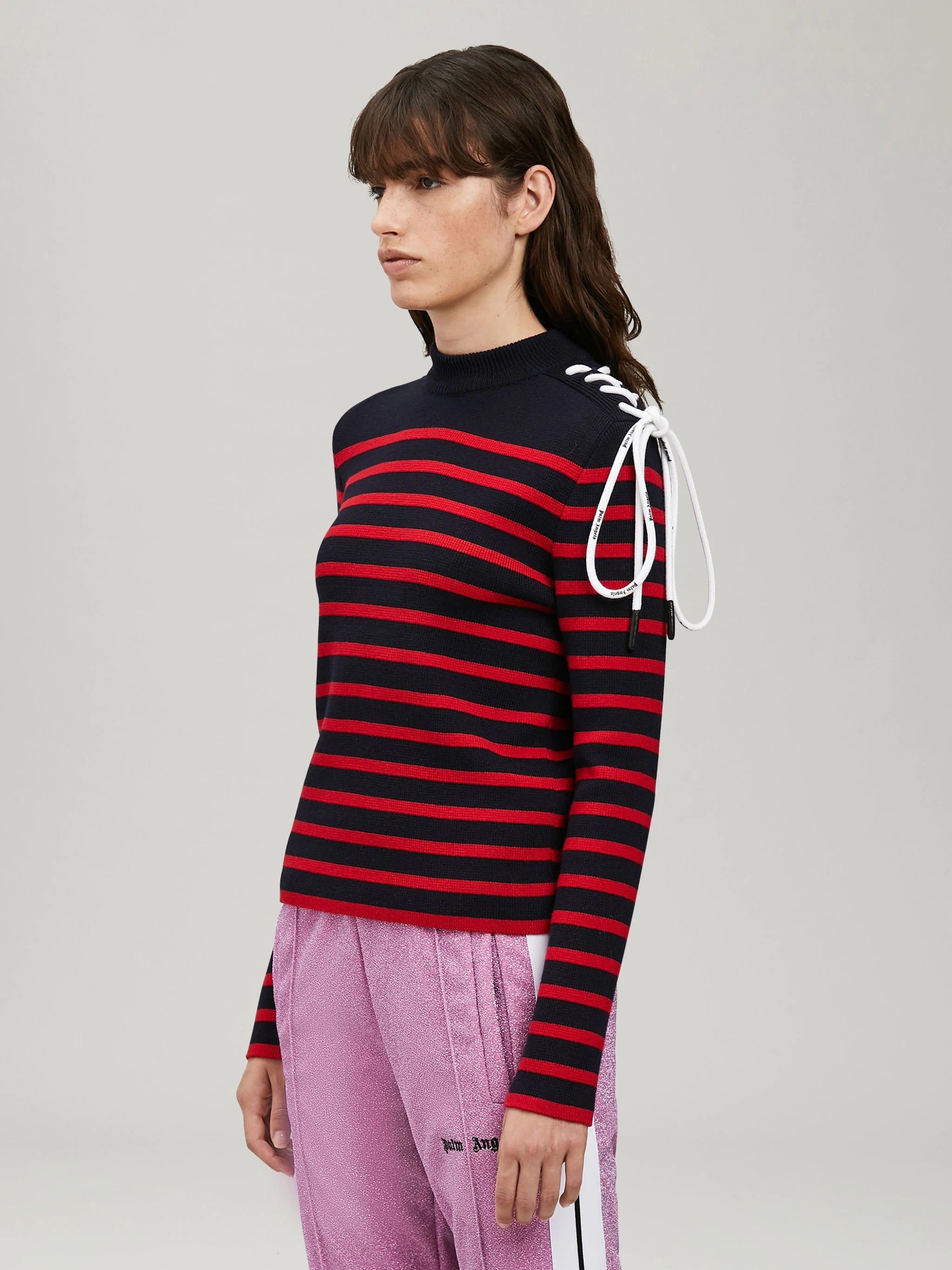 STRIPES FITTED SWEATER - 4