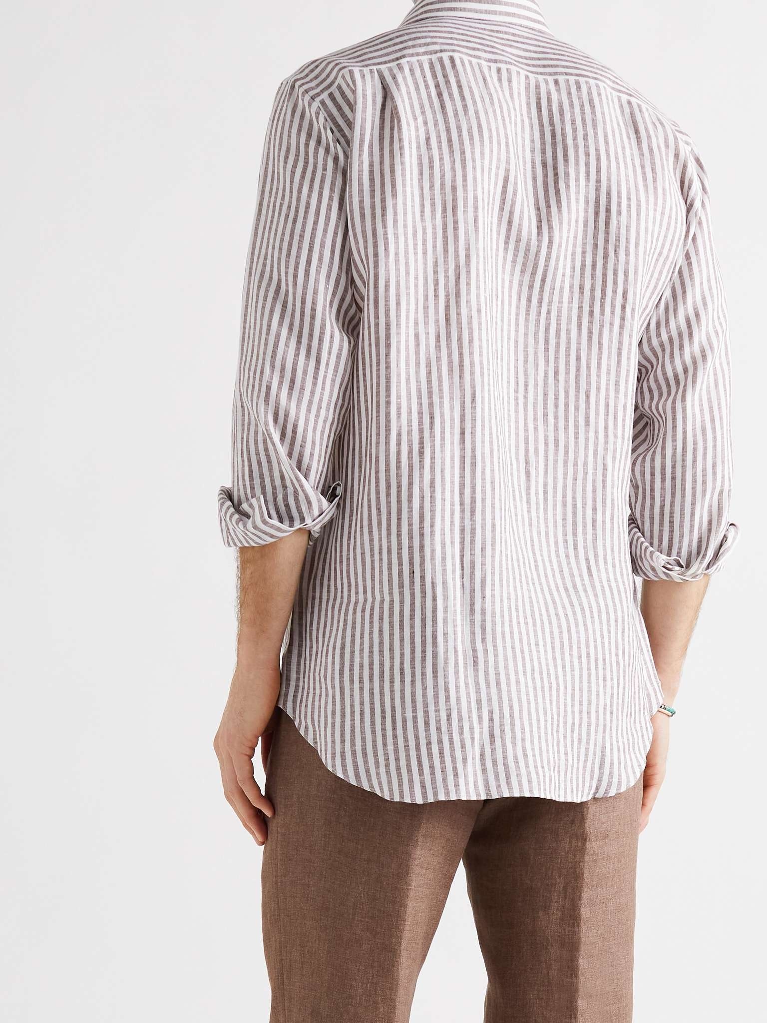 Striped Linen Shirt - 4