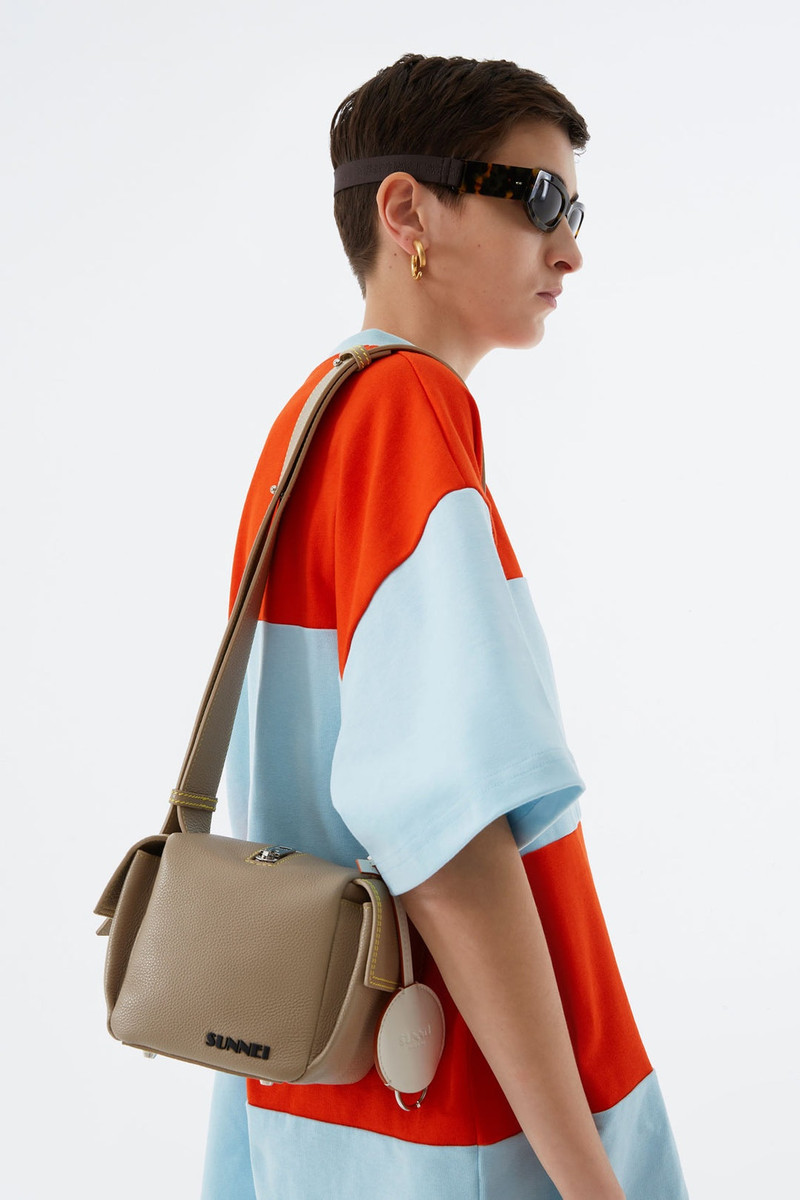 SUNNEI BEIGE LACUBETTO BAG outlook