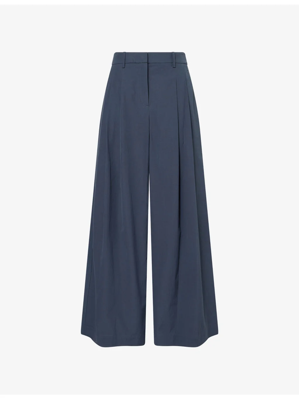 Next Didi Wide-Leg Cotton Trousers - 1