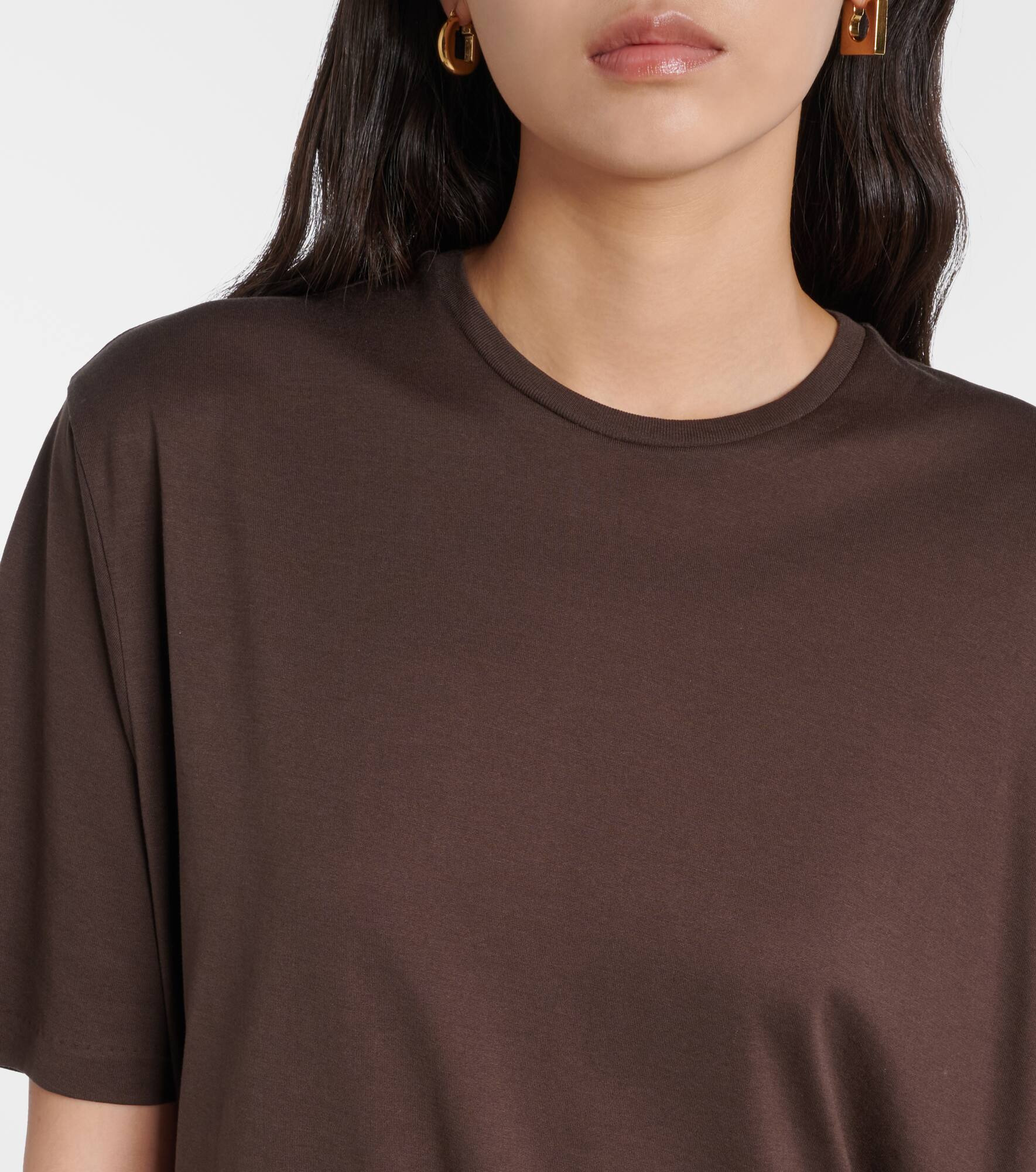 Harper cotton jersey T-shirt - 4