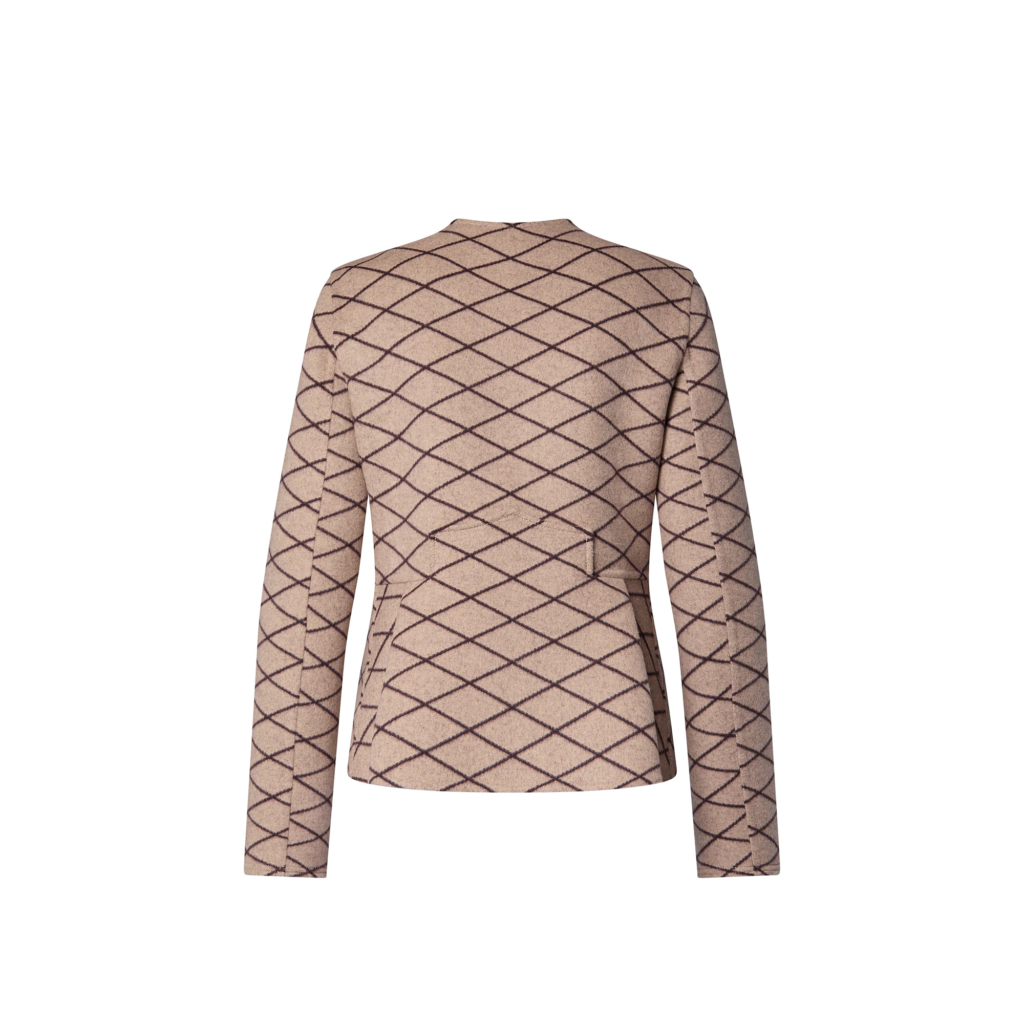 Double-Breasted Malletage Jacquard Jacket - 3