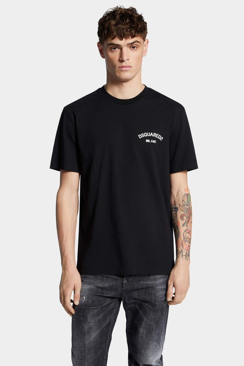 REGULAR FIT DSQUARED2 MILANO T-SHIRT - 3