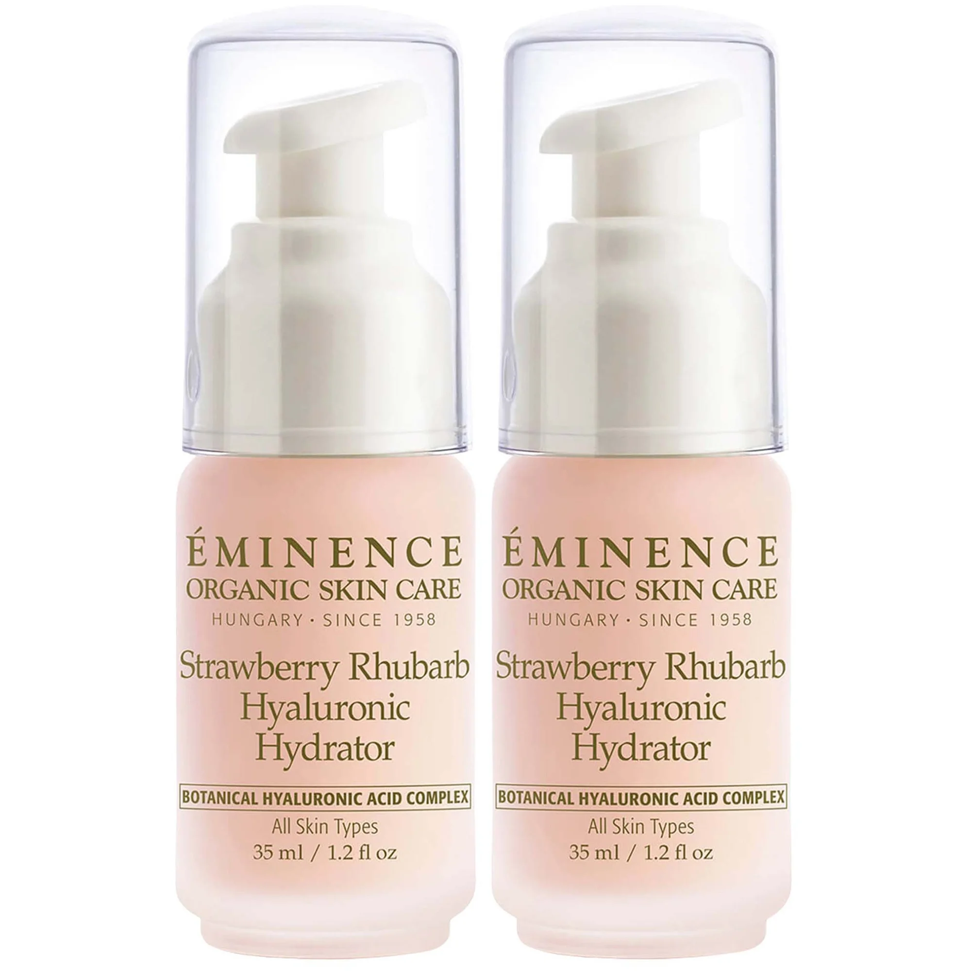 Eminence Organic Skin Care Strawberry Rhubarb Hyaluronic Hydrator Duo - 1