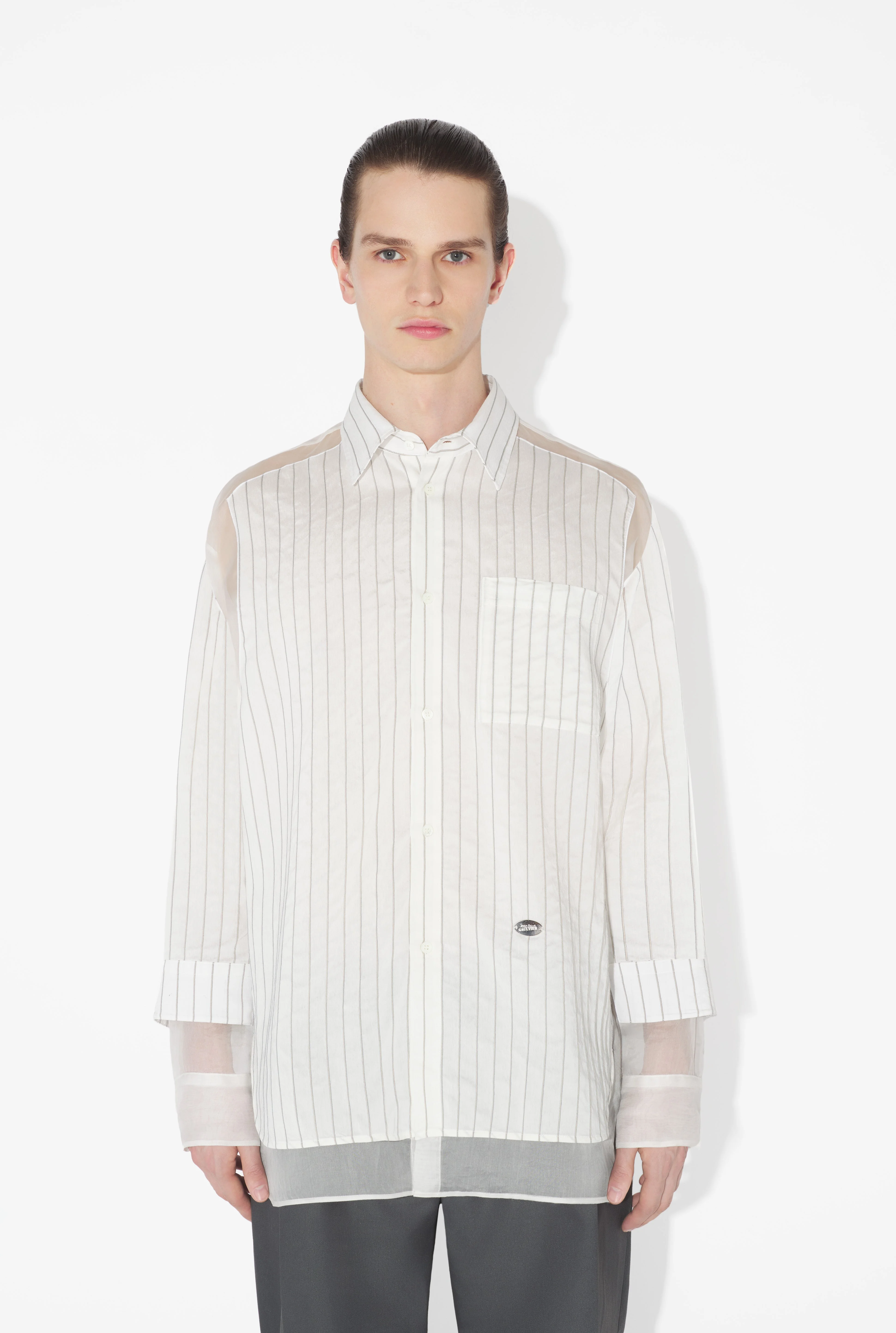 THE PETIT-GRAND PINSTRIPED SHIRT - 1