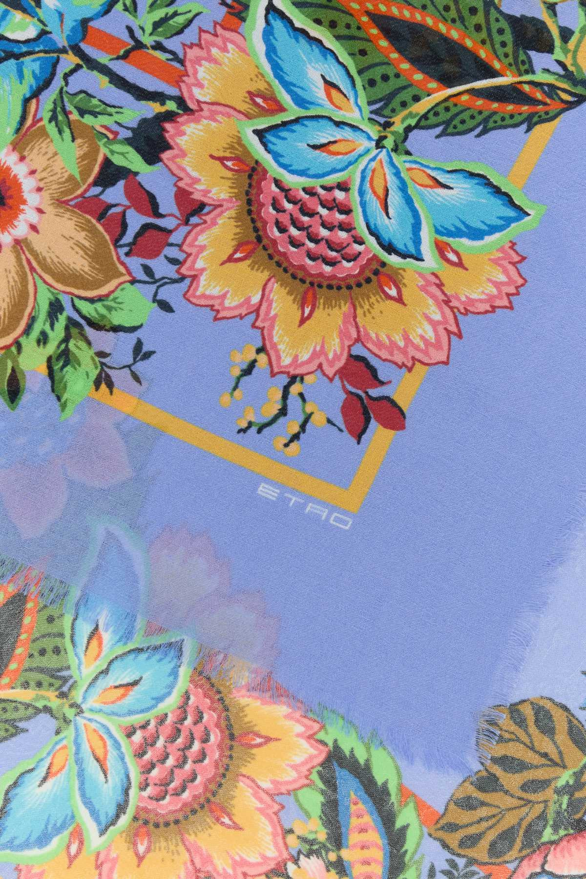 Etro Women Printed Cotton Blend Foulard - 3